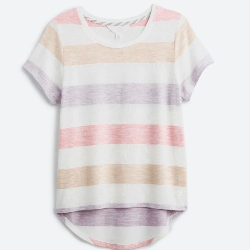 Market & Spruce Juuna Hi Lo Knit Top Off White XSP Stitch Fix NWT